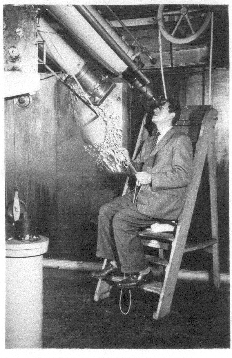 Willy Jørgensen ved Uraniakikkerten